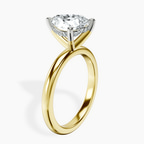 2.97 ct. heart Mildred Solitaire Ring in 10kt yellow gold standing product image one