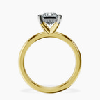 18kt Yellow Gold Mildred Hidden Halo Solitaire Lab Diamond Ring side right image one
