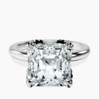 Platinum Mabel Petal Solitaire Lab Diamond Ring front image