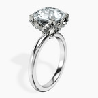 Platinum Mabel Petal Solitaire Lab Diamond Ring standing product image one