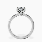 Platinum Mabel Petal Solitaire Lab Diamond Ring side right image one