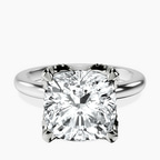 Platinum Mabel Petal Solitaire Lab Diamond Ring front image