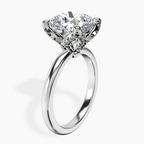 Platinum Mabel Petal Solitaire Lab Diamond Ring standing product image one