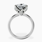 Platinum Mabel Petal Solitaire Lab Diamond Ring side right image one