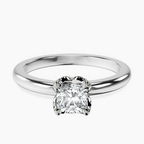Platinum Mabel Petal Solitaire Lab Diamond Ring front image