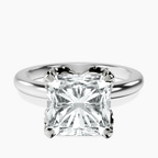 Platinum Mabel Petal Solitaire Lab Diamond Ring front image