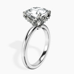 Platinum Mabel Petal Solitaire Lab Diamond Ring standing product image one