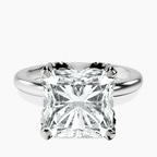 Platinum Mabel Petal Solitaire Lab Diamond Ring front image