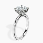 2.82 ct. round Mabel Solitaire Ring in 10kt white gold standing product image one