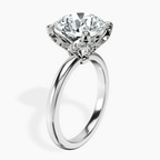 Platinum Mabel Petal Solitaire Lab Diamond Ring standing product image one