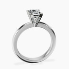 1.09 ct. emerald Cordelia Solitaire Ring in 18kt white gold side right image one
