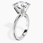 Platinum Cordelia Knife Edge Solitaire Lab Diamond Ring standing product image one