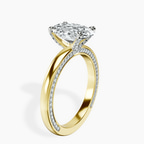 2.99 ct. oval Edith Solitaire Ring in 10kt yellow gold standing product image one