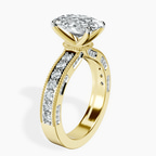 2.06 ct. oval Regalia miligrain ring in 10kt yellow gold standing product image one