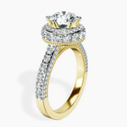 10kt Yellow Gold Luxoré Vintage Allure Lab Diamond Ring standing product image one