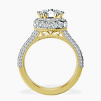 10kt Yellow Gold Luxoré Vintage Allure Lab Diamond Ring side right image one