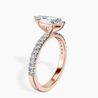 1.39 ct. marquise Nomi Eternity Ring in 14kt rose gold standing product image one