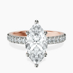 9ct Rose Gold Nomi Classic Eternity Lab Diamond Ring front image