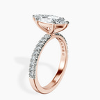 9ct Rose Gold Nomi Classic Eternity Lab Diamond Ring standing product image one