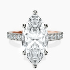 14kt Rose Gold Nomi Classic Eternity Lab Diamond Ring front image