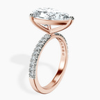 18kt Rose Gold Nomi Classic Eternity Lab Diamond Ring standing product image one
