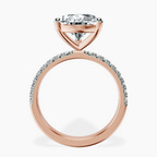 18kt Rose Gold Nomi Classic Eternity Lab Diamond Ring side right image one