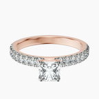 18kt Rose Gold Nomi Classic Eternity Lab Diamond Ring front image