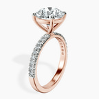 18kt Rose Gold Nomi Classic Eternity Lab Diamond Ring standing product image one