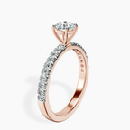 10kt Rose Gold Nomi Classic Eternity Lab Diamond Ring standing product image one