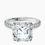 Platinum Nomi Classic Eternity Lab Diamond Ring front image