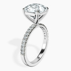Platinum Nomi Classic Eternity Lab Diamond Ring standing product image one