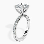 14kt White Gold Nomi Classic Eternity Lab Diamond Ring standing product image one