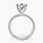 14kt White Gold Nomi Classic Eternity Lab Diamond Ring side right image one