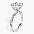 14kt White Gold Nomi Classic Eternity Lab Diamond Ring standing product image one
