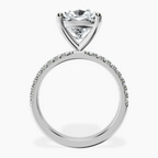 14kt White Gold Nomi Classic Eternity Lab Diamond Ring side right image one