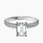 14kt White Gold Nomi Classic Eternity Lab Diamond Ring front image