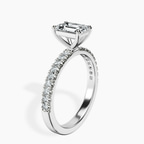 14kt White Gold Nomi Classic Eternity Lab Diamond Ring standing product image one