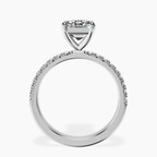 14kt White Gold Nomi Classic Eternity Lab Diamond Ring side right image one
