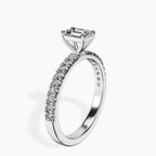 14kt White Gold Nomi Classic Eternity Lab Diamond Ring standing product image one