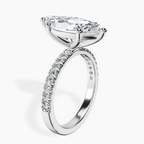 Platinum Nomi Classic Eternity Lab Diamond Ring standing product image one