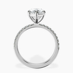 Platinum Nomi Classic Eternity Lab Diamond Ring side right image one