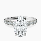 14kt White Gold Nomi Classic Eternity Lab Diamond Ring front image