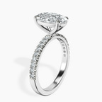 14kt White Gold Nomi Classic Eternity Lab Diamond Ring standing product image one