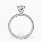 14kt White Gold Nomi Classic Eternity Lab Diamond Ring side right image one