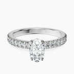 14kt White Gold Nomi Classic Eternity Lab Diamond Ring front image