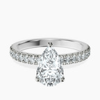 Platinum Nomi Classic Eternity Lab Diamond Ring front image
