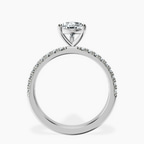 Platinum Nomi Classic Eternity Lab Diamond Ring side right image one