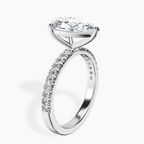 14kt White Gold Nomi Classic Eternity Lab Diamond Ring standing product image one