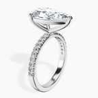 14kt White Gold Nomi Classic Eternity Lab Diamond Ring standing product image one