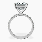 Platinum Nomi Classic Eternity Lab Diamond Ring side right image one